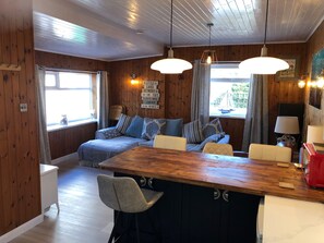 Comfort Cottage, 2 Bedrooms, Non Smoking | Living area | 42-inch flat-screen TV with digital channels, TV, Netflix - Little Haven (Seahouses)