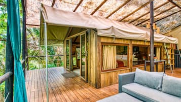 Tree House Lune de Miel, 1 trÚs grand lit, vue jardin, cÎté jardin | Coffres-forts dans les chambres, Wi-Fi gratuit, draps fournis