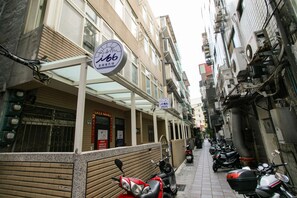 Façade de l’hébergement