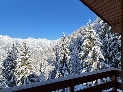 5-room Chalet Vallandry, 12 pers, pets allowed, parking, WiFi