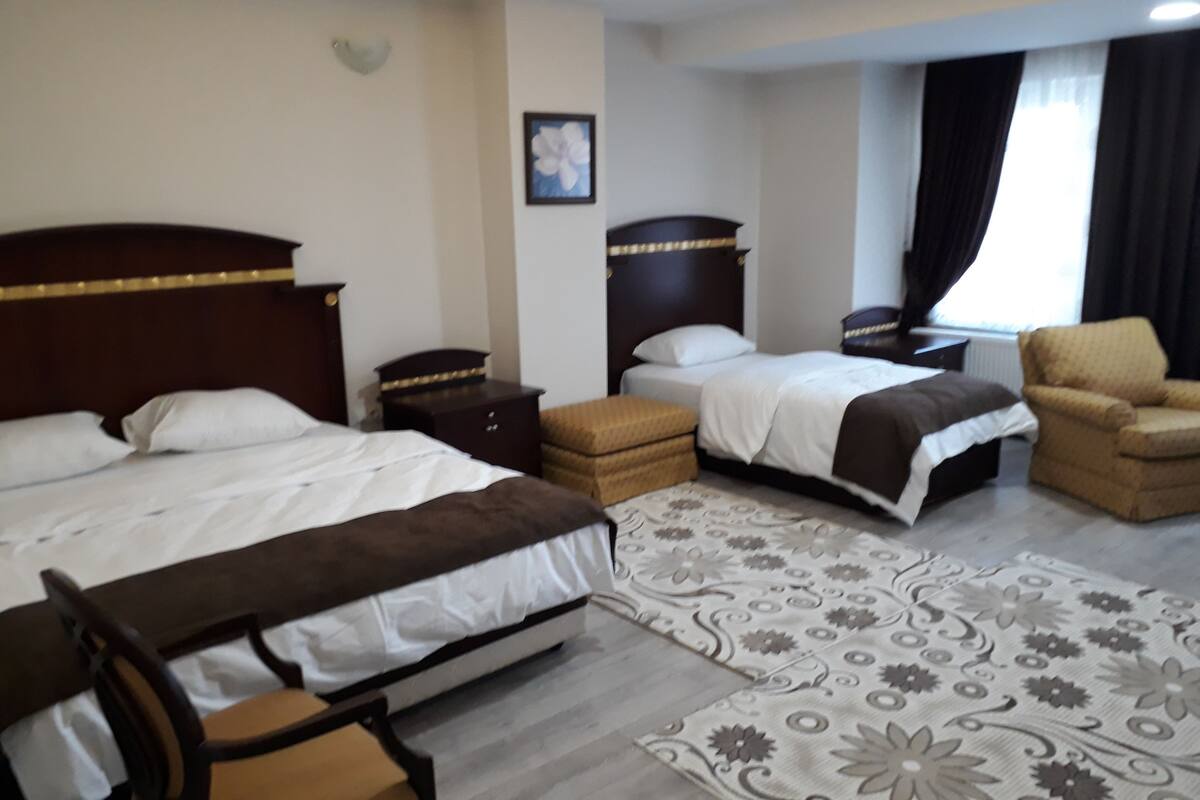 Minibar, coffres-forts dans les chambres, bureau, rideaux occultants
