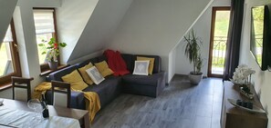 Apartment, 1 Queen Bed with Sofa bed, Mountain View (A) | Hypo-allergenic bedding, soundproofing, iron/ironing board, free WiFi - Apartamenty Górski Kryształ (Poronin)