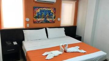 Desk, iron/ironing board, free WiFi, bed sheets