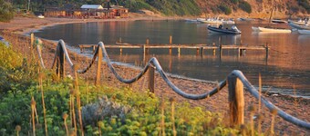 Pretty shed feet in the water with large private garden