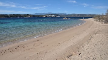En la playa
