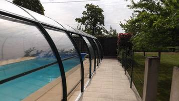 Indoor pool, a heated pool