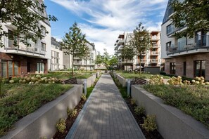 Property grounds - Aquamarina A2 Świnoujście | Modern Studio just 650 m from the Beach (Swinoujscie)