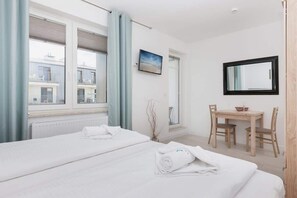 WiFi, bed sheets - Aquamarina A2 Świnoujście | Modern Studio just 650 m from the Beach (Swinoujscie)
