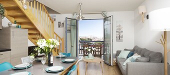 Eksepsjonell leilighet ideell beliggenhet - første sjølinje - svømmebasseng - Jacuzzi