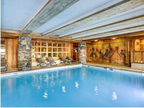 Indoor pool, a heated pool