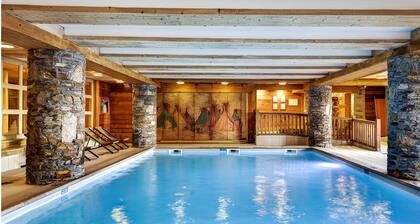 Arc 1800 Roselend 3 rooms calm residence 5/6 people, skis, pool