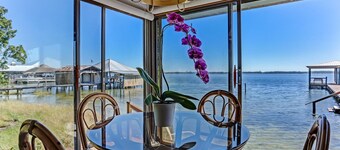 Spectacular Views On A Pristine Lake, Home sits at the waters edge for best view