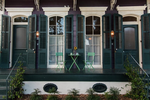 Exterior detail - Wander through the French Quarter from a Treme Shotgun Home (New Orleans)