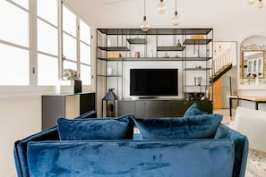 Maison Prestige, 1 grand lit, non-fumeur | Aire de séjour | Téléviseur à écran plat, Netflix