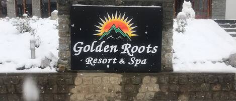 Façade de l’hébergement