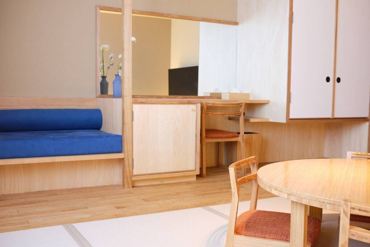 japanese style room, non smoking  | desk, iron/ironing board, free wifi, bed sheets