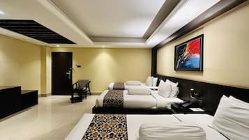 Executive-Dreibettzimmer | Bettwäsche aus ägyptischer Baumwolle, hochwertige Bettwaren