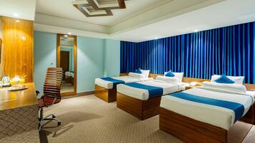 Egyptian cotton sheets, premium bedding, down duvets, pillow-top beds