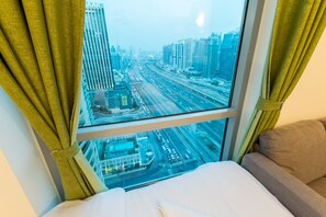 Standard Double or Twin Room, Women only, City View, Tower | View from room - Marina Crown Tower (Dubai)