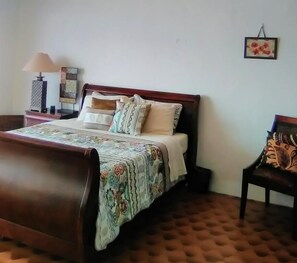 Individually decorated, individually furnished, iron/ironing board