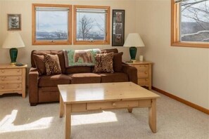 Televisión y chimenea 