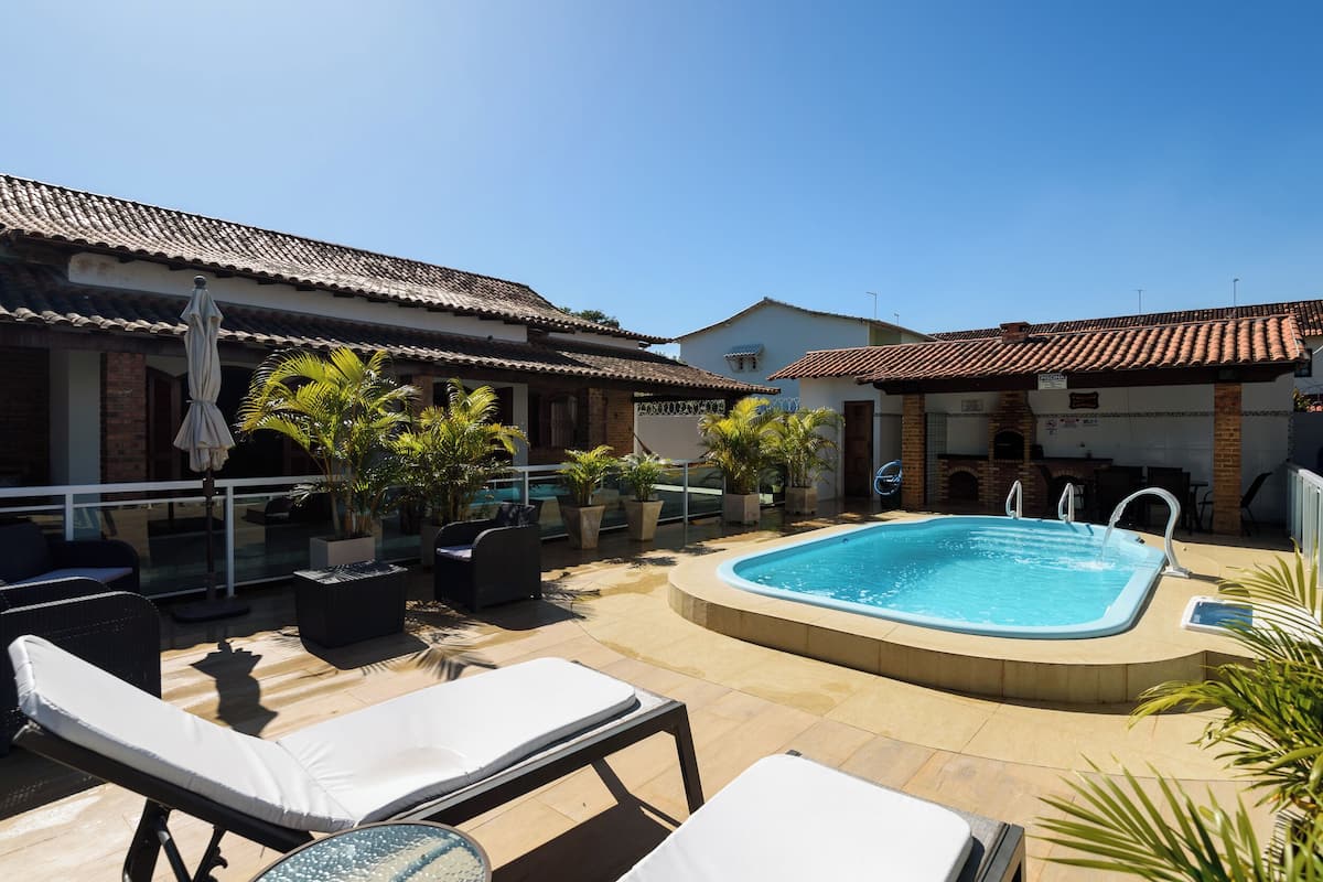 Familienhaus, 2 Schlafzimmer, Poolblick (4) | Wohnbereich