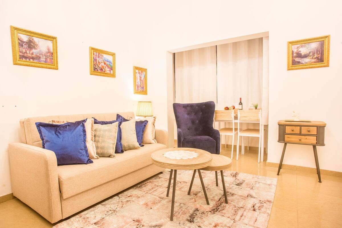 Appartement, 1 slaapkamer | Woonkamer | Lcd-televisie