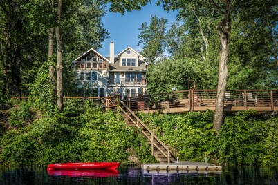 Featured on HGTV.com!  New Bucks County All Season River Home. No hidden fees.