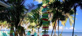 *** Camping over Caribbean Sea at the Dock House ***