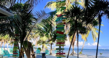 *** Camping over Caribbean Sea at the Dock House ***