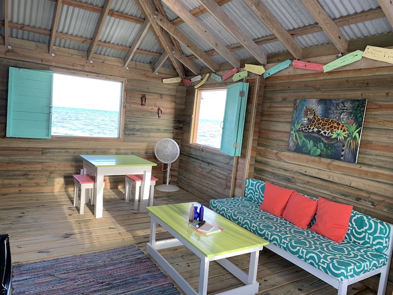 *** Camping Over Caribbean Sea At The Dock House *** - Ambergris Caye
