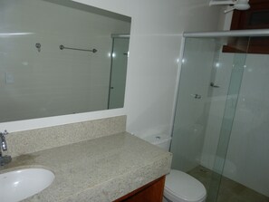 Shower, hair dryer