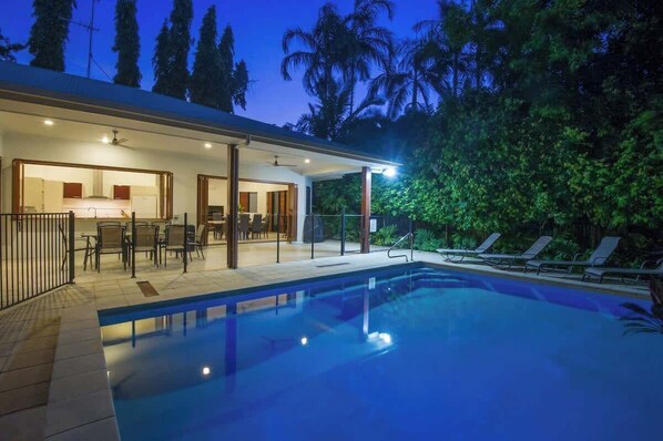 Una piscina climatizada