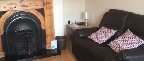 Smart TV, chimenea, videojuegos y reproductor de DVD