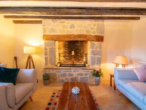 TV, fireplace, DVD player, ping pong - Idyllic Country House with secure pool, panoramic views (Lunac)