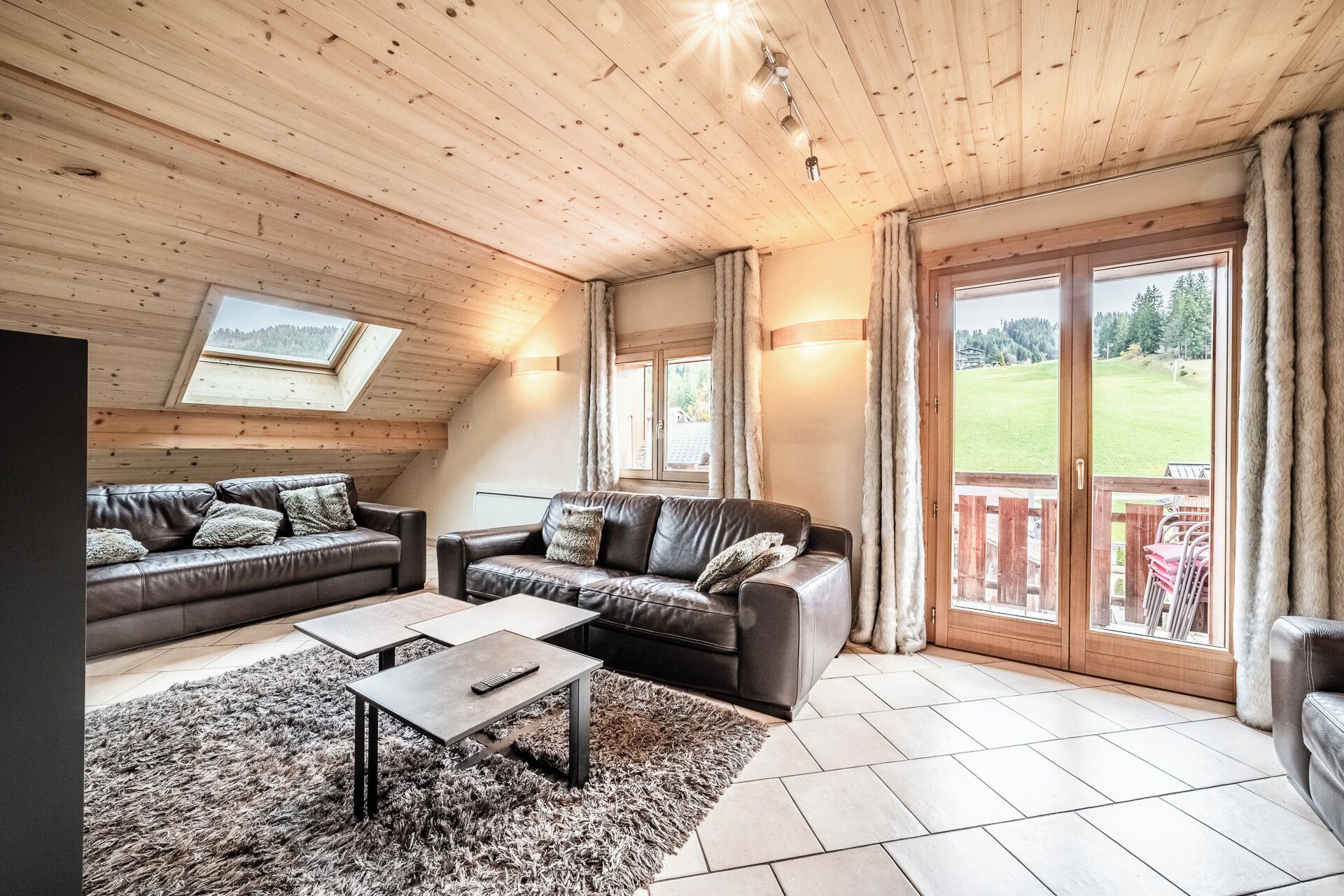 Télévision, cheminée, lecteur de DVD