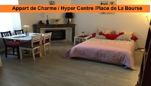 1 bedroom, iron/ironing board, free WiFi, bed sheets - Bordeaux Hyper Center ville Rue Courbin renovated, cozy and bright (Bordeaux)