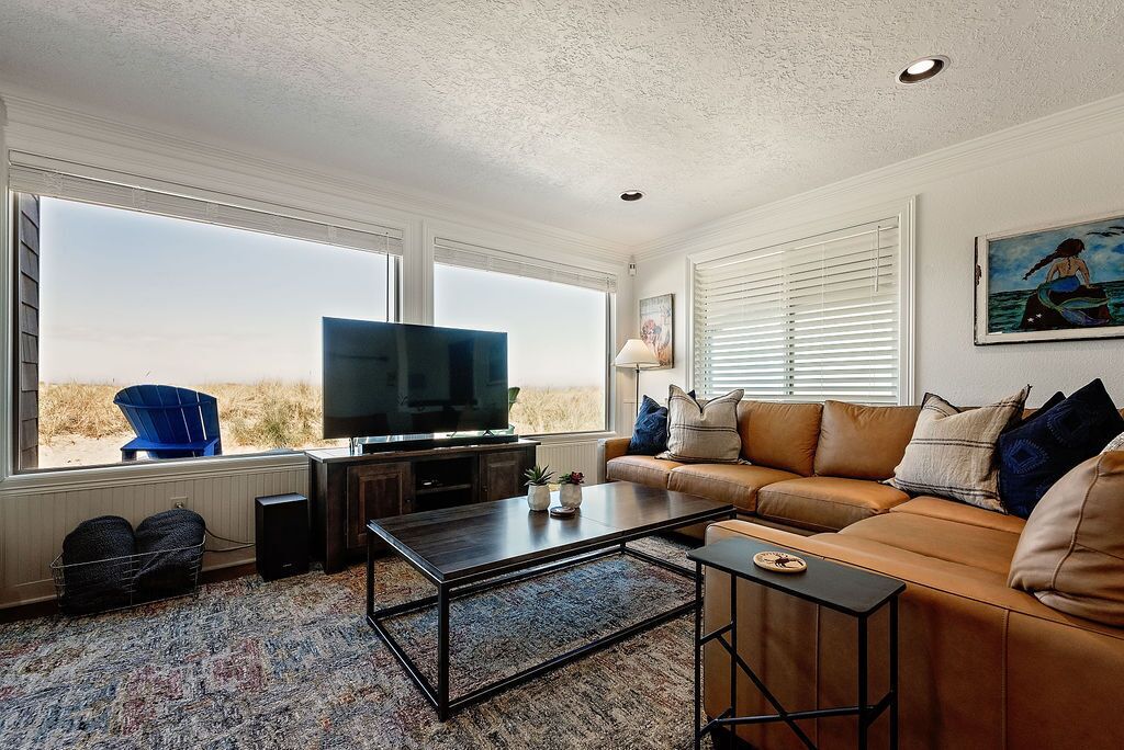 Smart TV, chimenea y reproductor de DVD 