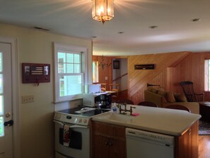 Kitchen area adjacent Family Room