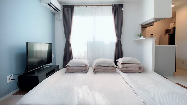 1 bedroom, hypo-allergenic bedding, free WiFi, bed sheets - La Fonte (Tokyo)