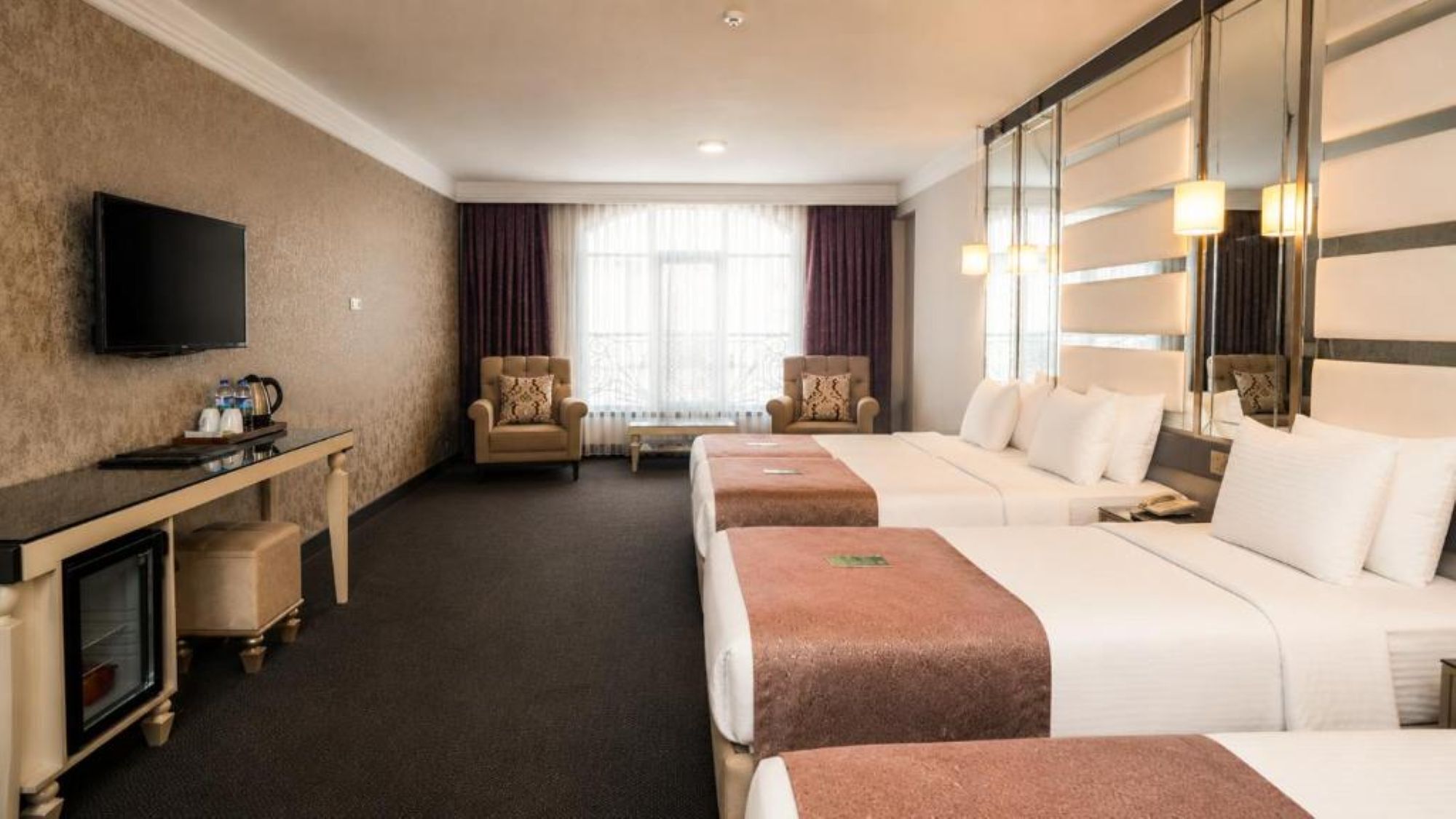 Premium bedding, minibar, in-room safe, blackout drapes
