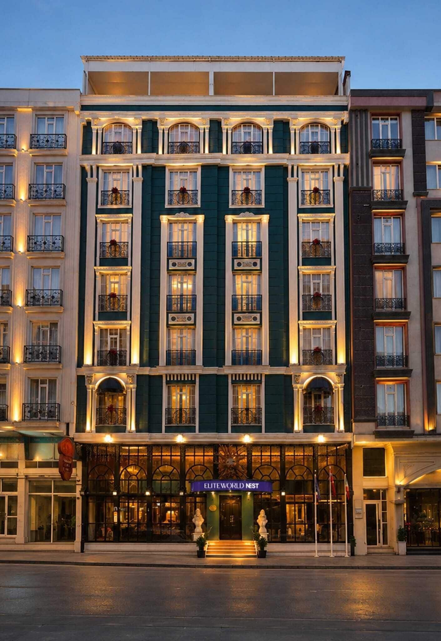 Façade de l’hébergement