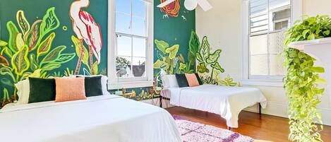 4 bedrooms, iron/ironing board, travel crib, WiFi