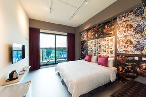 Deluxe Double Room, 1 Double Bed, Non Smoking | Desk, blackout drapes, soundproofing, free WiFi - Sky Young Homestay (Hengchun)