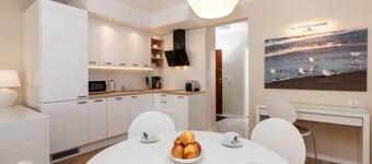 Zdrojowa 20 Świnoujście | Beige Apartment | Remote Work | 450 m from the Beach |