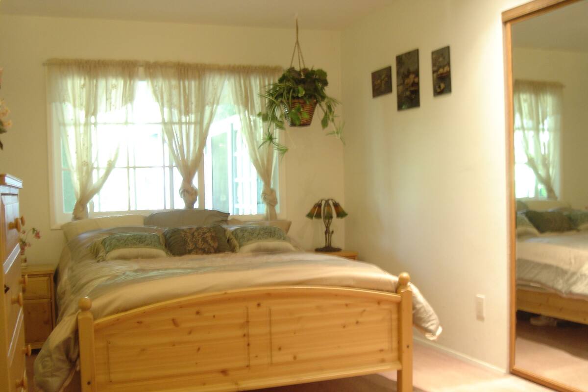 Double Room Single Use, 1 Queen Bed, Shared Bathroom | Desk, laptop workspace, free WiFi, bed sheets