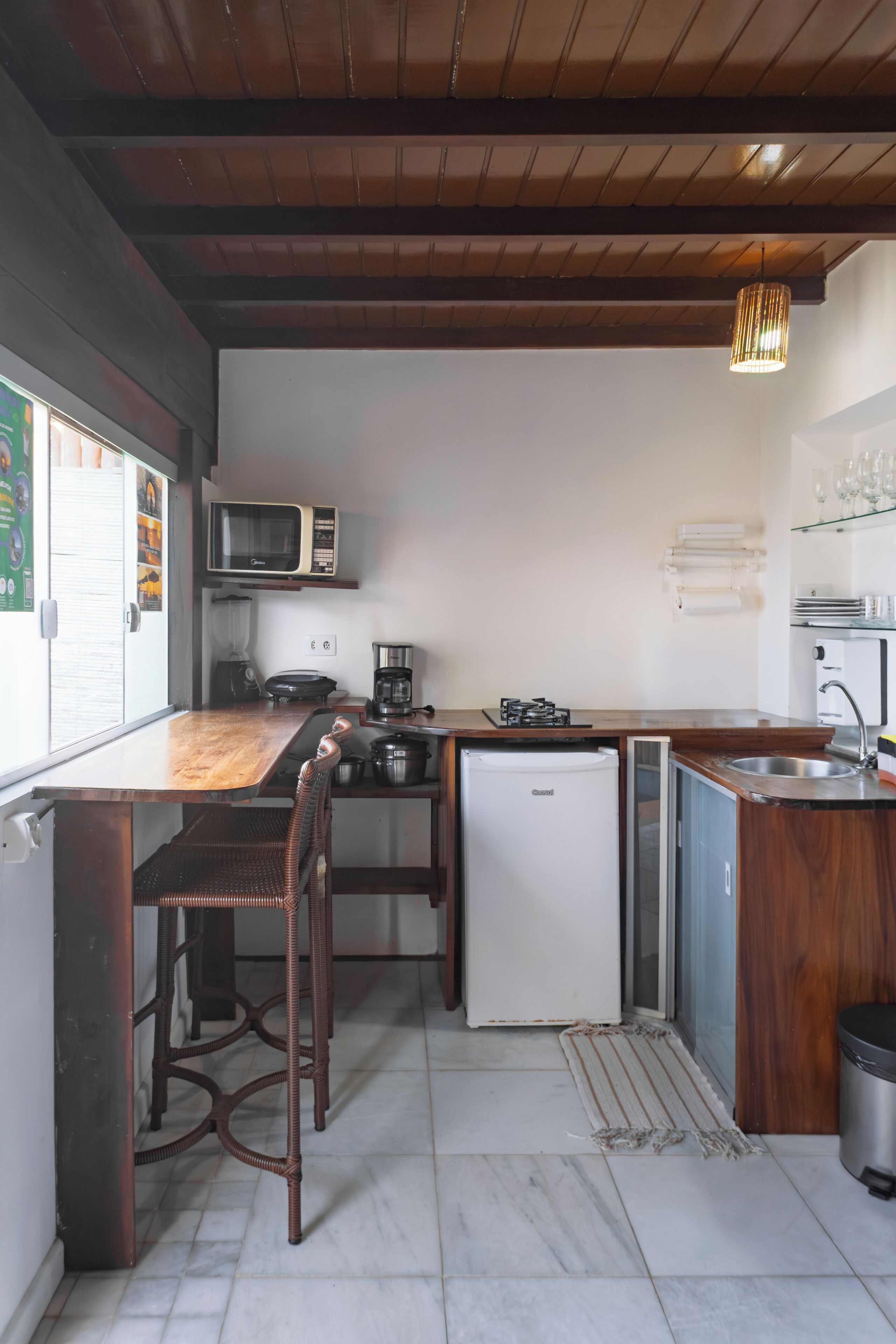 Design Apartment, Berbilang Katil, Non Smoking, Sea View | Dapur peribadi | Ketuhar gelombang mikro, cerek elektrik, pembakar roti, pengisar 