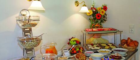 Gratis frukostbuffé varje dag