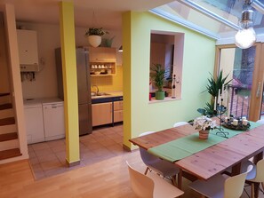 Living area - Spacious two storey apartment in Karlin (Prague)