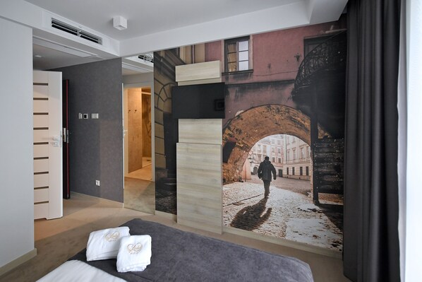 Pokój dla 1 osoby typu Budget | Hypo-allergenic bedding, in-room safe, desk, soundproofing - Lubhotel (Lublin)